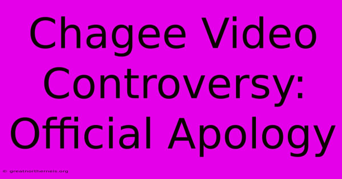 Chagee Video Controversy: Official Apology