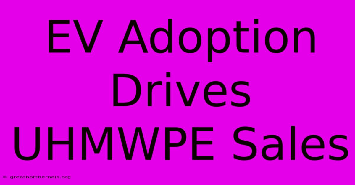 EV Adoption Drives UHMWPE Sales