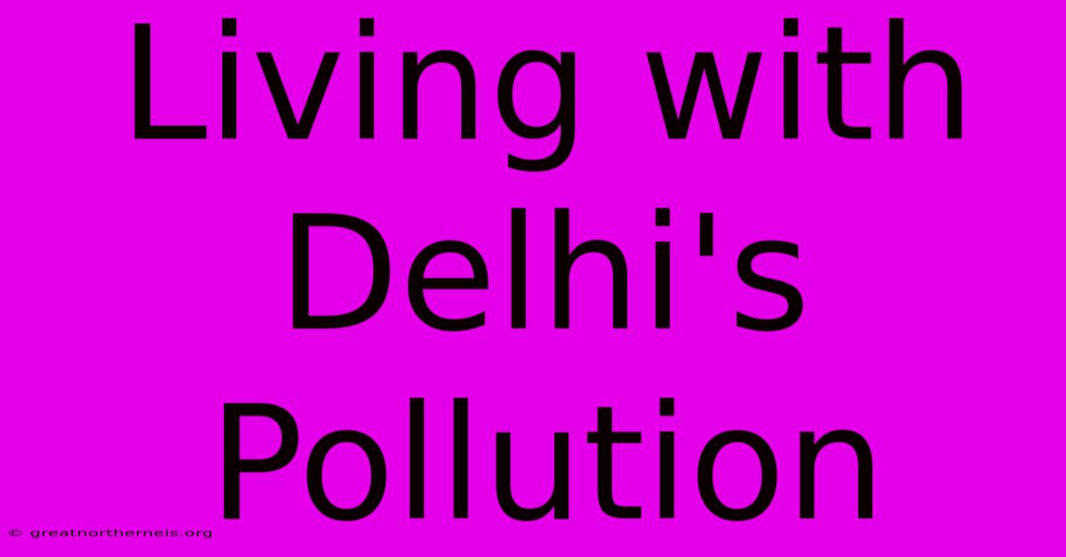 Living With Delhi's Pollution