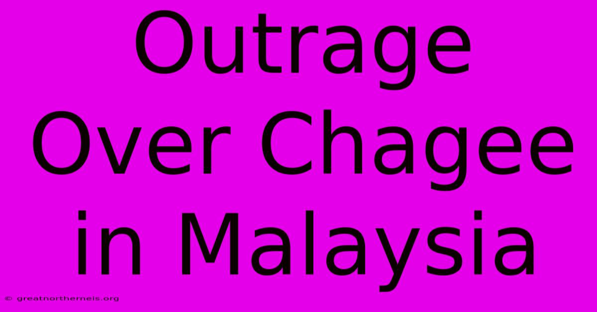 Outrage Over Chagee In Malaysia