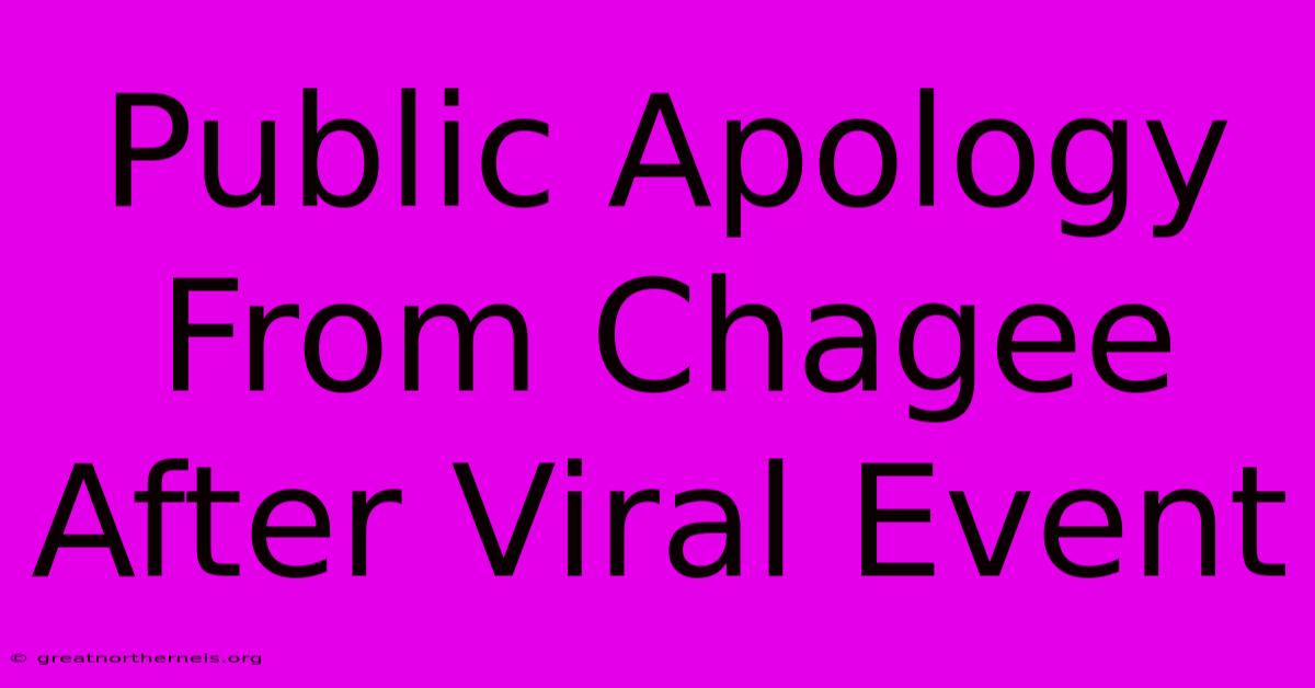 Public Apology From Chagee After Viral Event