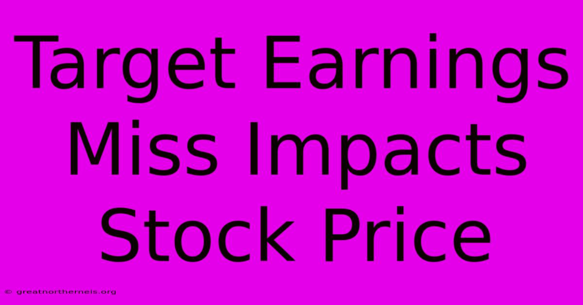 Target Earnings Miss Impacts Stock Price