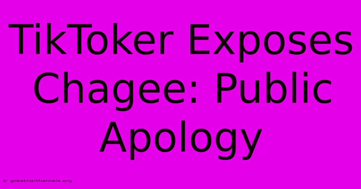 TikToker Exposes Chagee: Public Apology