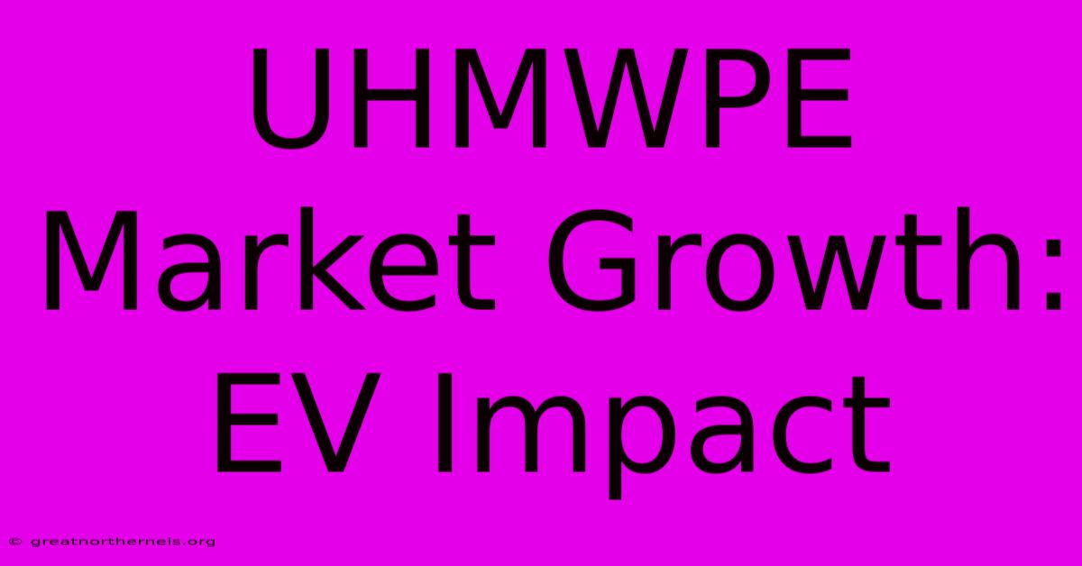 UHMWPE Market Growth: EV Impact