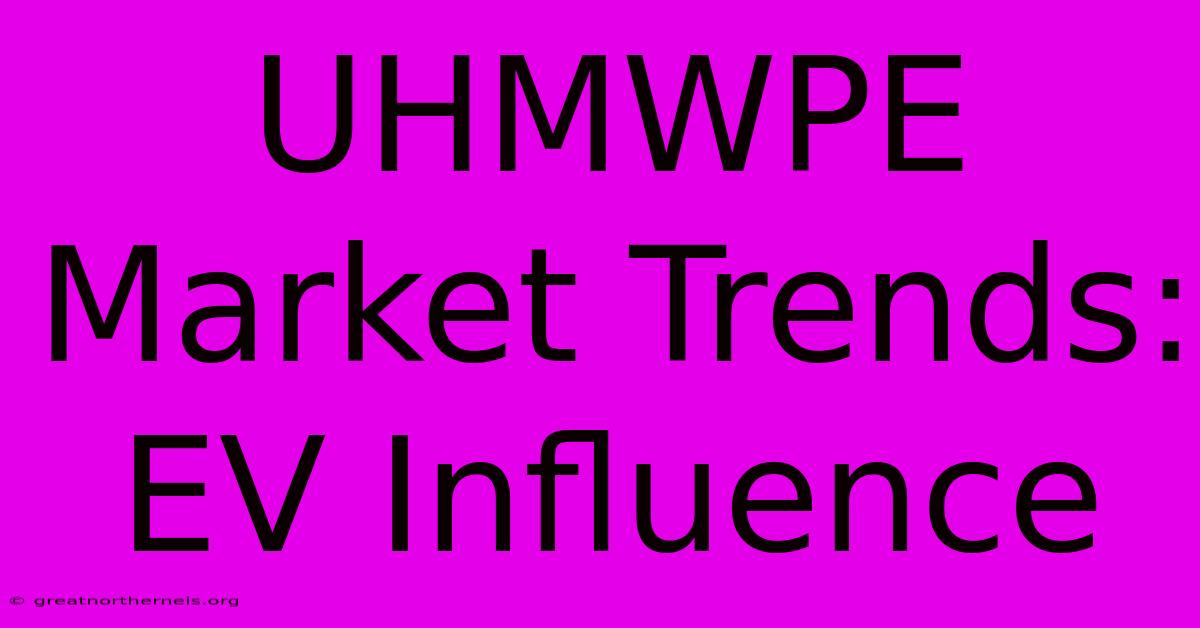 UHMWPE Market Trends: EV Influence